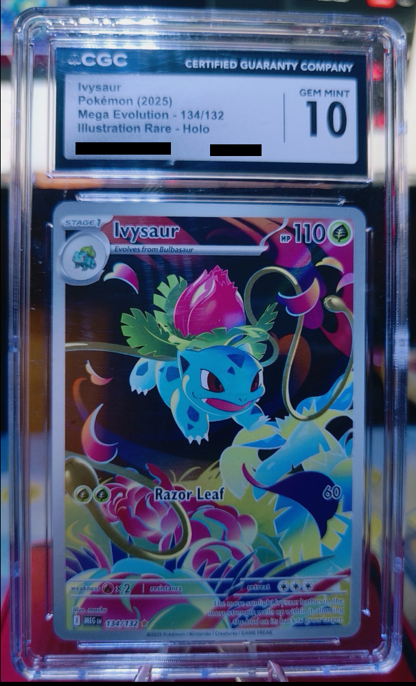 Ivysaur #134/132 Mega Evolution CGC 10