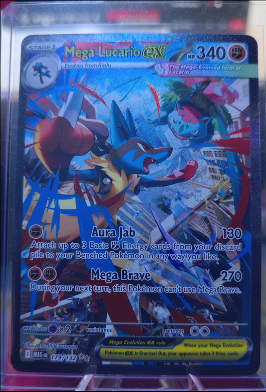 Mega Lucario ex #179/132 Mega Evolution