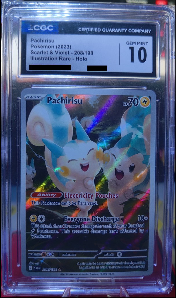 Pachirisu #208/198 SV Base CGC 10