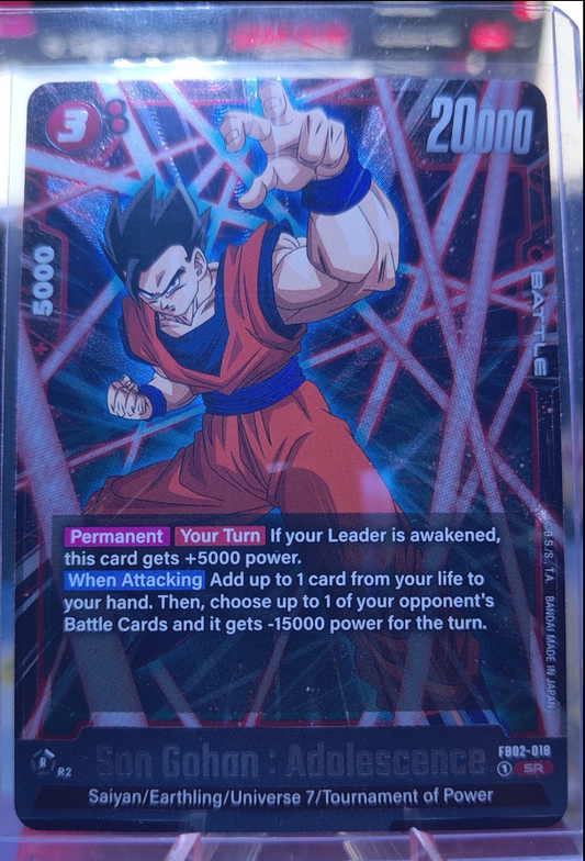 Son Gohan : Adolescence #FB02-018 Blazing Aura