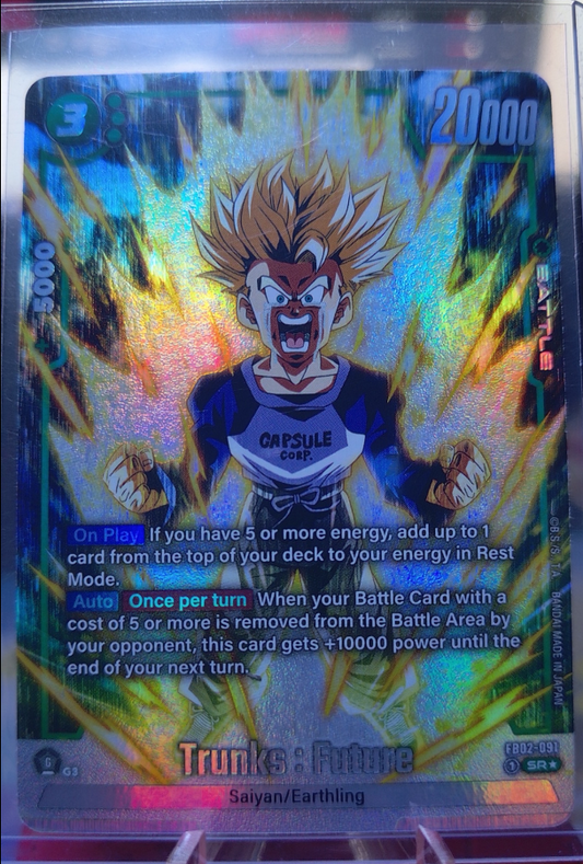 Trunks : Future #FB02-091 (Alternate Art) Blazing Aura