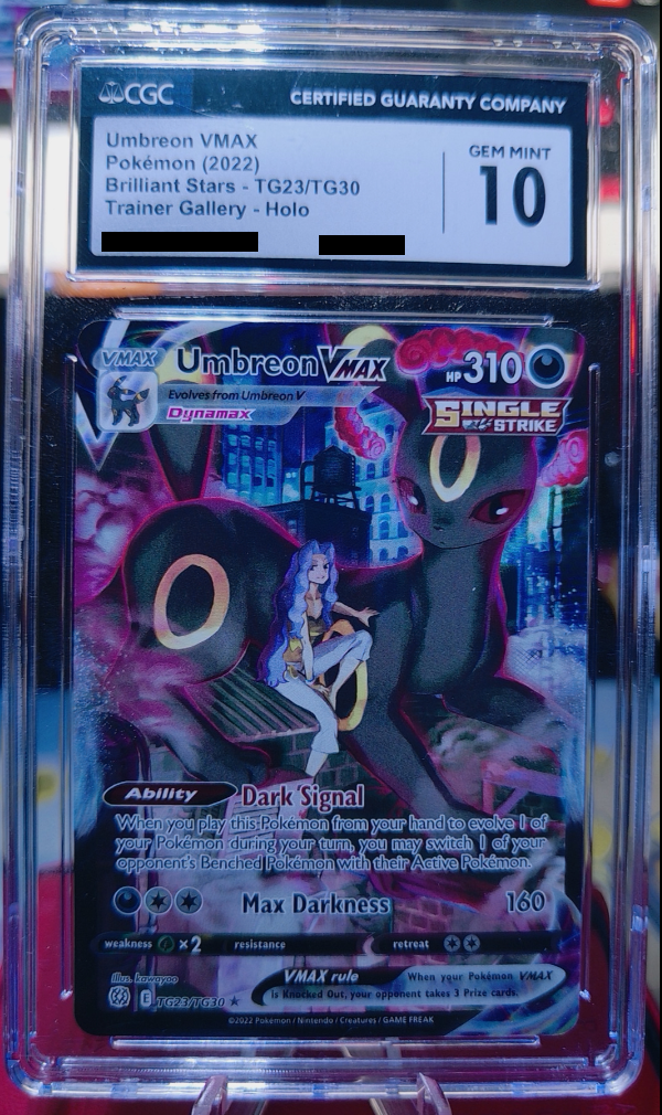 Umbreon VMAX #TG23 Brilliant Stars CGC 10