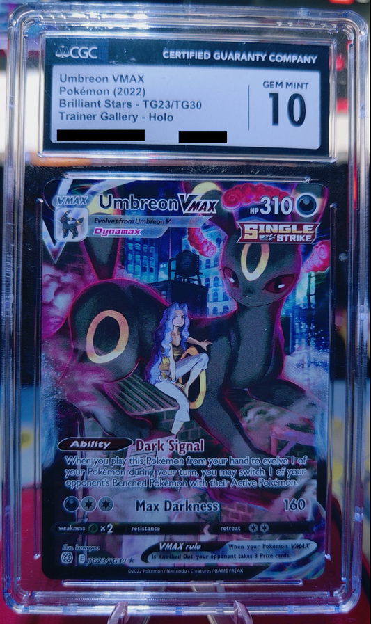 Umbreon VMAX #TG23 Brilliant Stars CGC 10