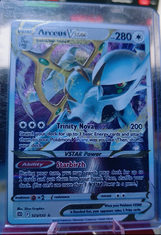 Arceus VSTAR #123/172 (Metal Card) Promo