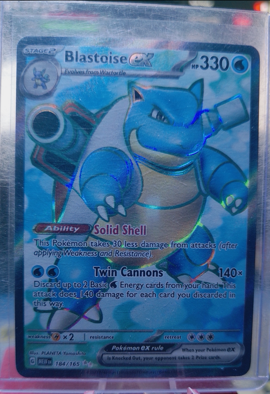 Blastoise ex #184/165 SV: 151