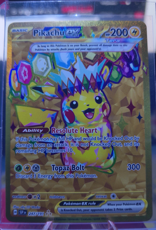 Pikachu ex #247/191 Surging Sparks