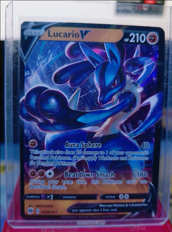 Lucario V #027/073 Deck Exclusives Promo