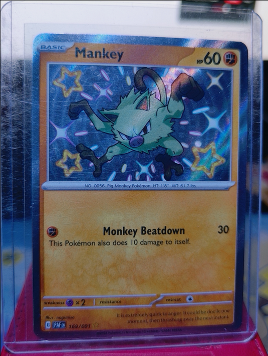 Mankey #169/091 Paldean Fates