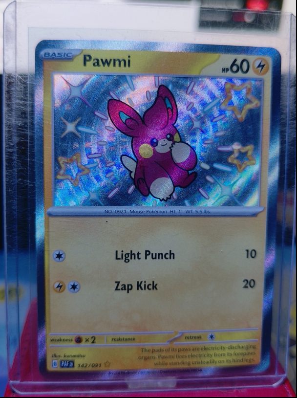 Pawmi #142/091 Paldean Fates