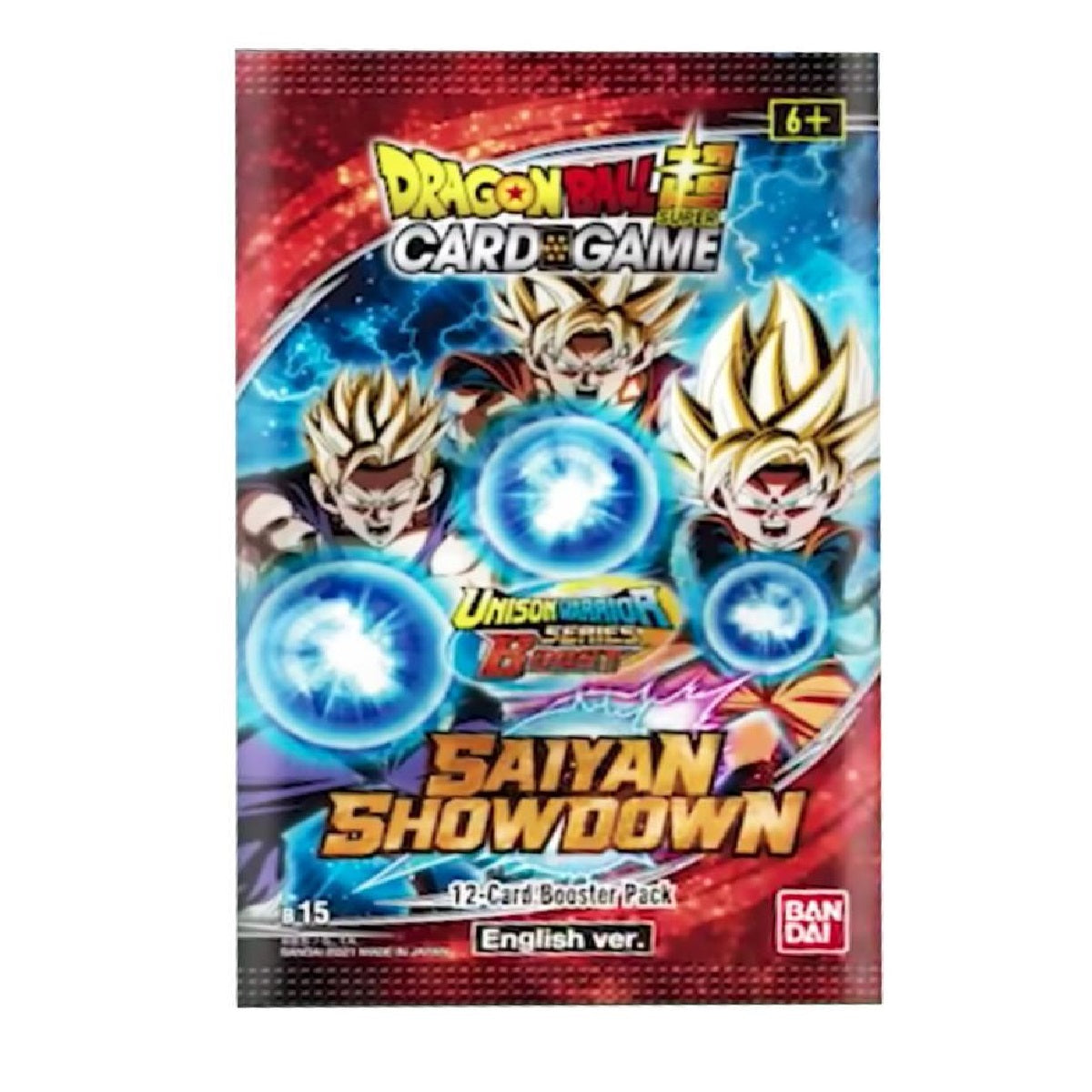 DBS B-15 Saiyan Showdown Booster Pack