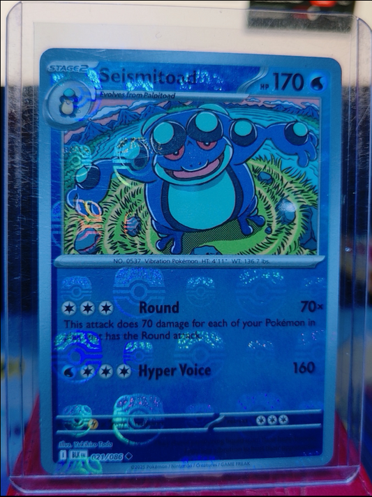 Seismitoad #021/086 (Master Ball) Black Bolt