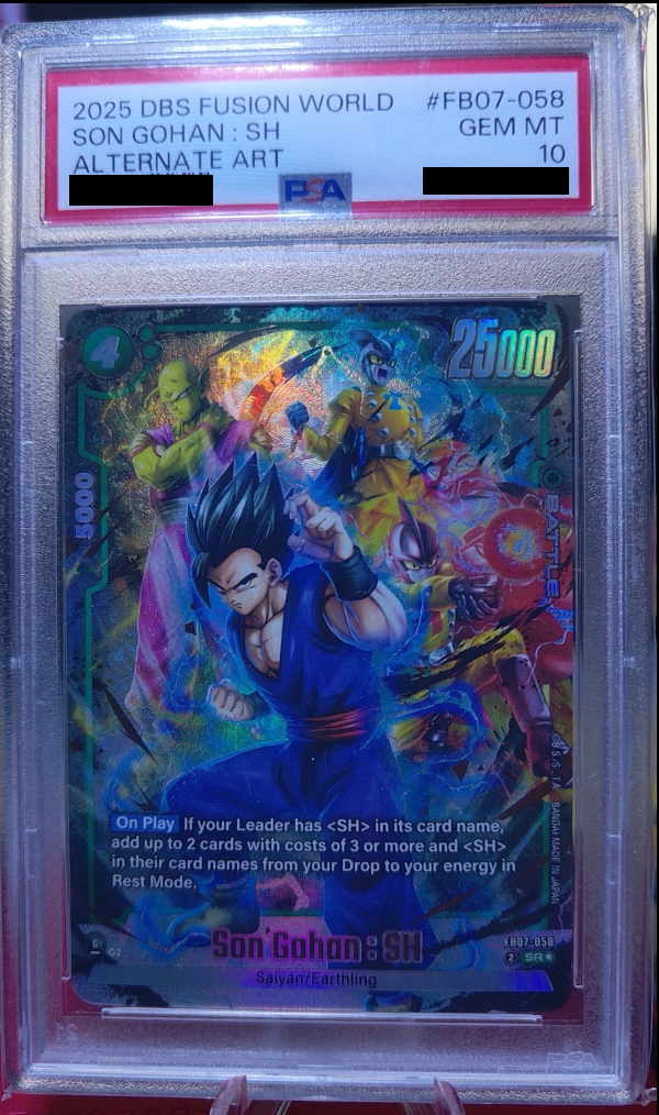 Son Gohan - SH (Alternate art) #FB07-058 Wish for Shenron PSA 10