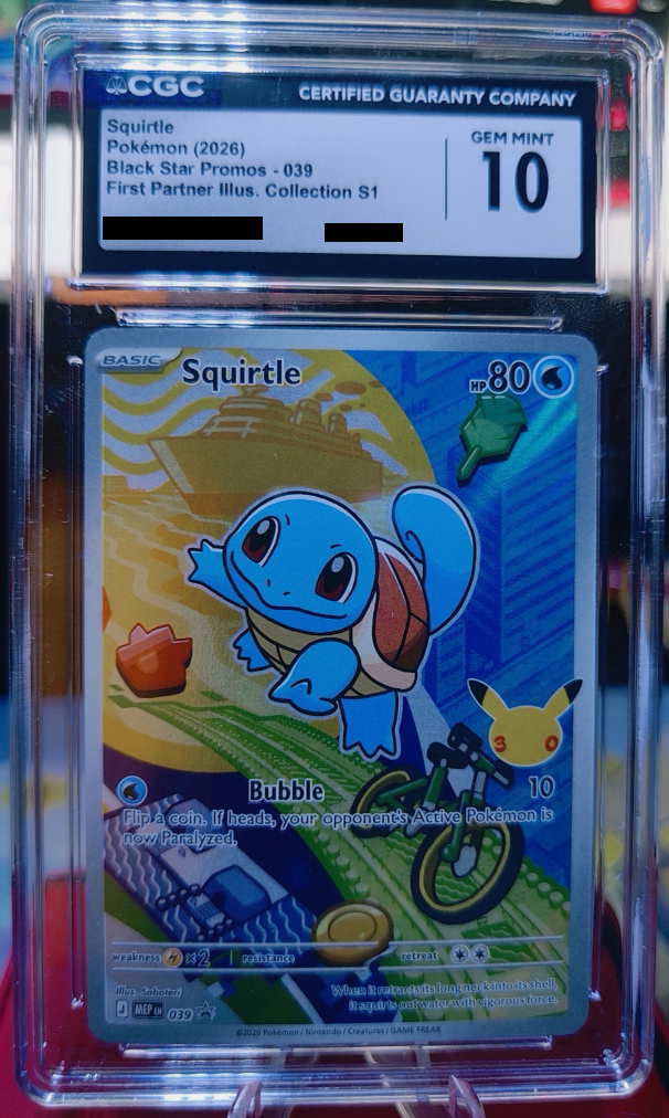 Squirtle #039 Promo CGC 10