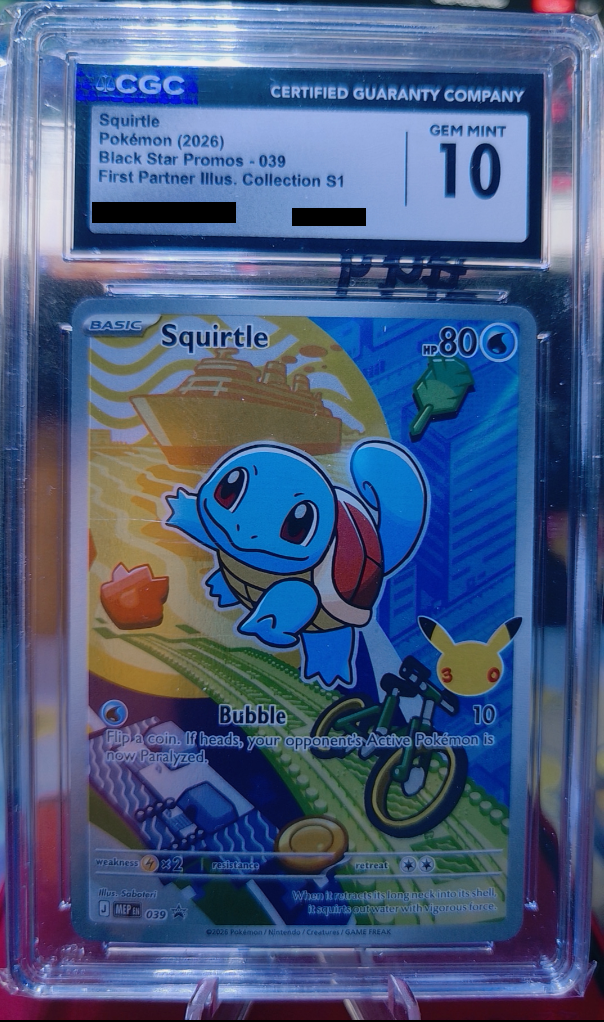 Squirtle #039 Promo CGC 10